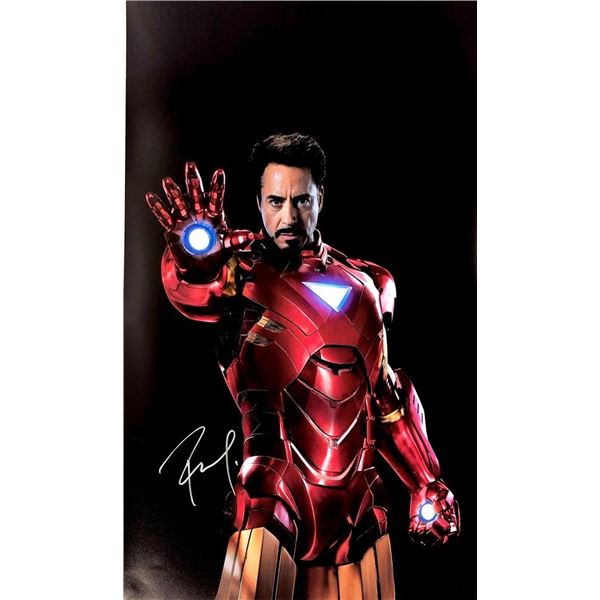 Iron Man Robert Downey Jr. signed movie photo