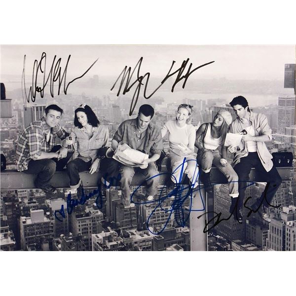 Friends cast signed photo