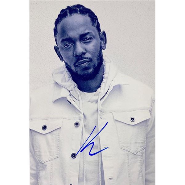 Kendrick Lamar facsimile signed  photo