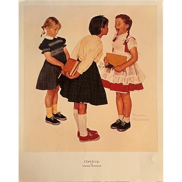 Norman Rockwell Check Up Art Print