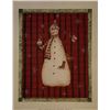 Image 1 : Valerie Evers Wenk Vintage Nostalgic Holiday Snowman Art Print