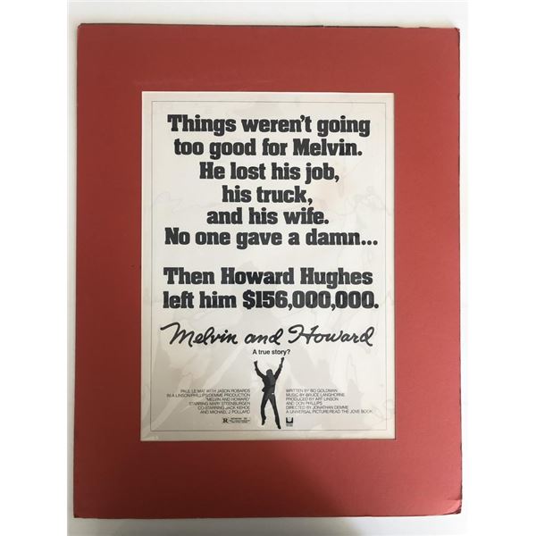 Melvin and Howard Movie Poster
