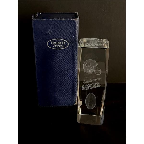 NFL San Francisco 49ers Australian Jarryd Hayne Crystal Collectible