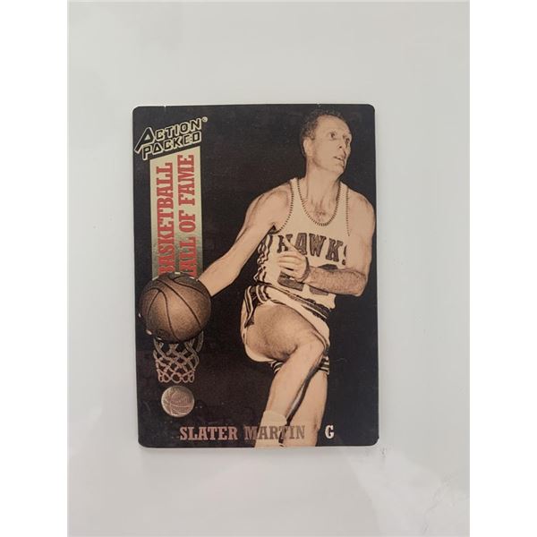 Slater Martin unsigned basketball card