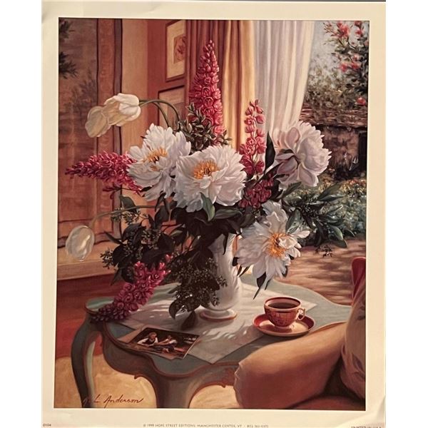 Vintage Floral Art Print