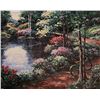 Image 1 : John Zaccheo Garden Pond Art Print