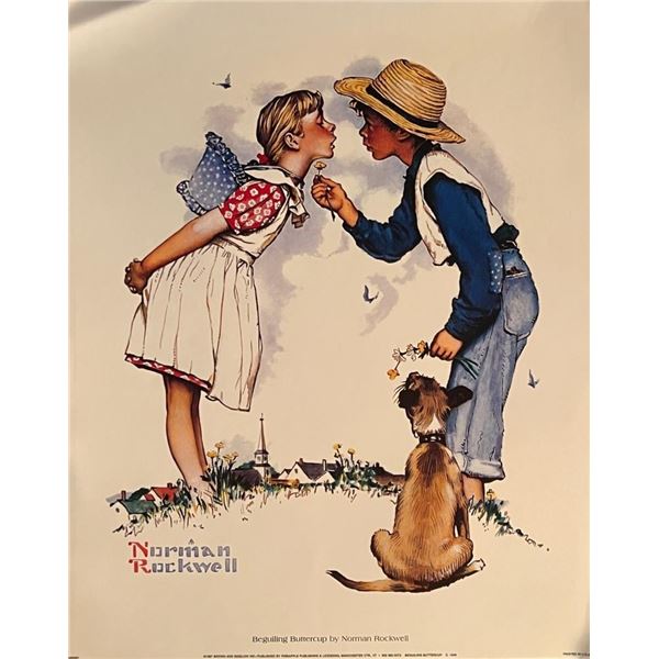 Norman Rockwell Beguiling Buttercup Art Print