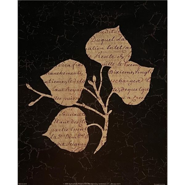 Vintage Botanical Black and White Art Print