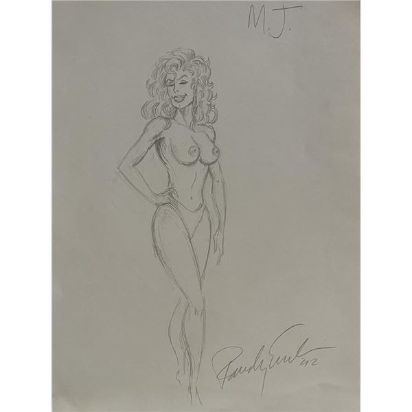 Randy Earl hand drawn sketch