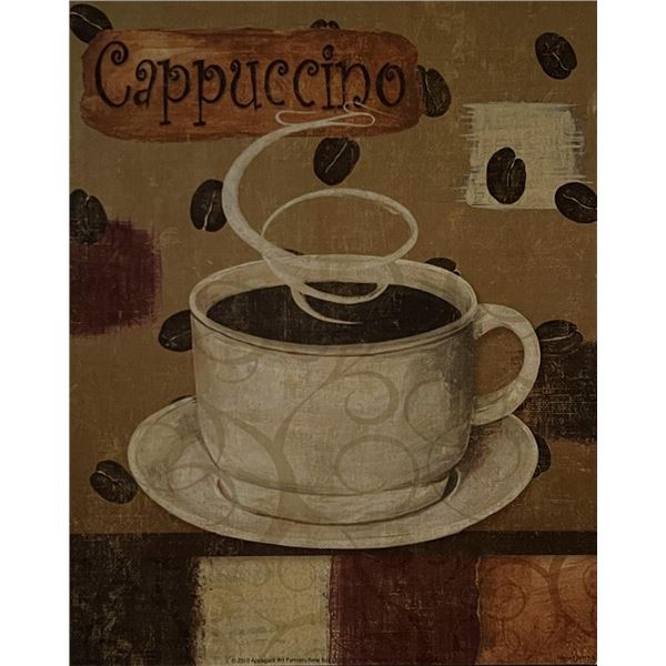 Cappuccino Cafe Art Print