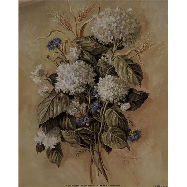 Vintage Floral Art Print