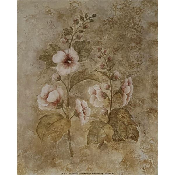 Vintage Floral Art Print