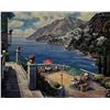 Image 1 : John Zaccheo Italian Seaside Art Print
