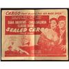 Image 1 : Sealed Cargo !952 Vintage Movie Flyer