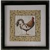 Image 1 : Folk Country Art Farmhouse Rooster Art Print