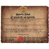 Image 1 : Hogwarts School of Witchcraft Graduation Certificate Print