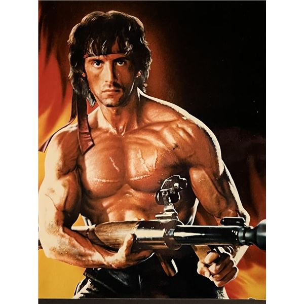 Rambo Sylvester "Sly" Stallone Unsigned Photo