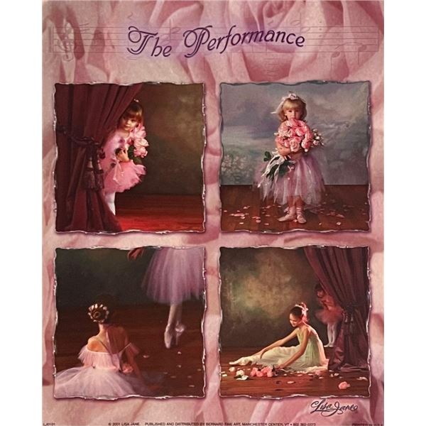 Lisa Jane Little Ballerinas Art Print