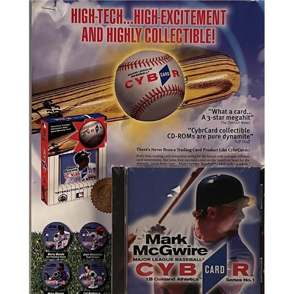 Mark McGwire Cyber Card. 5x6 inches