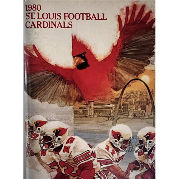 1980 St Louis Cardinals program. 5x7 inches
