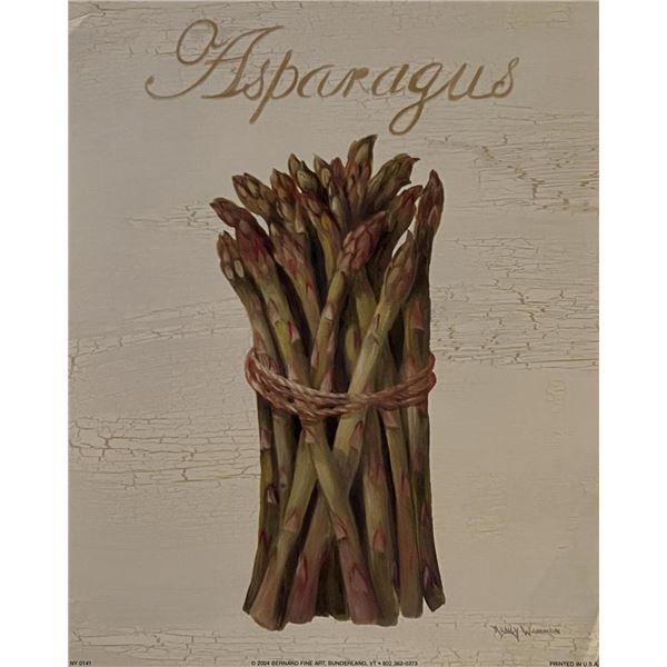 Vintage Asparagus Garden Art Print