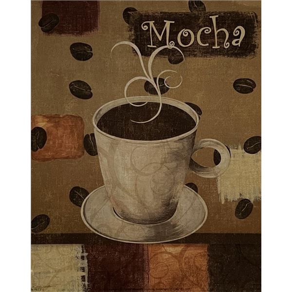 Mocha Cafe Art Print