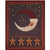Image 1 : Christmas Moon Country Folk Art Print