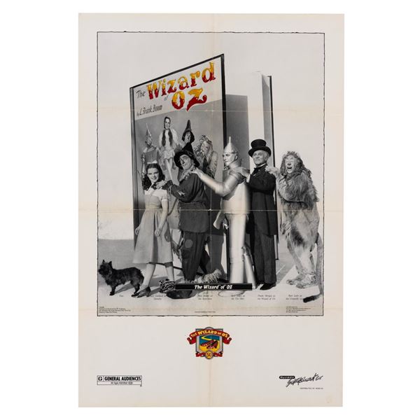A "The Wizard of Oz" 50th Anniversary Video Release Poster.