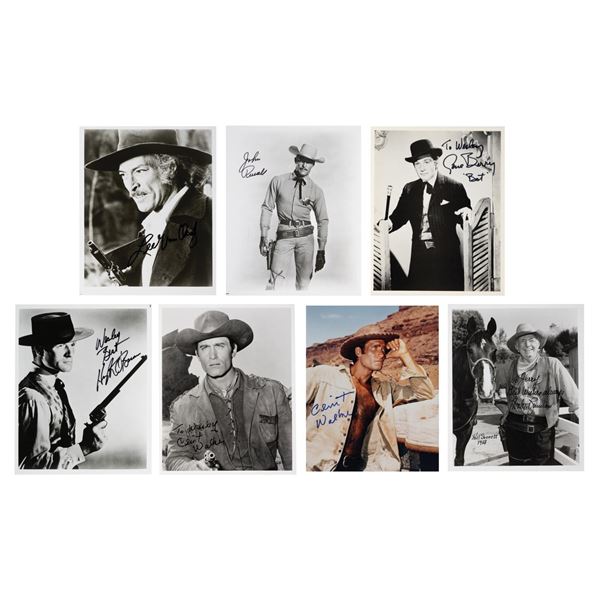 A Collection of Signed Western TV Show Publicity Photos.