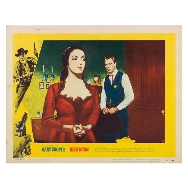 An Original "High Noon" Lobby Card.