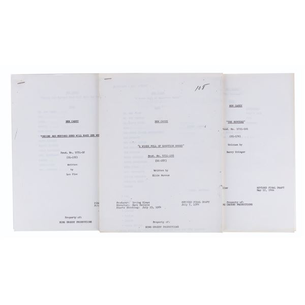 A Collection of Original "Ben Casey" Scripts.
