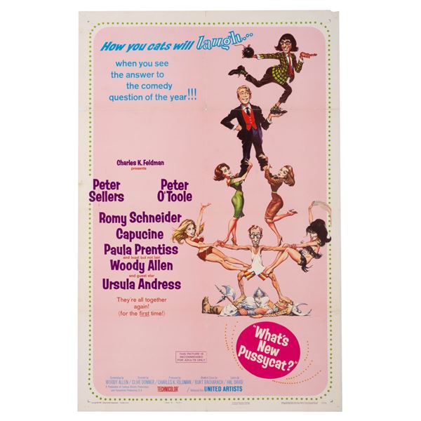 A "What's New, Pussycat?" One-Sheet Poster.
