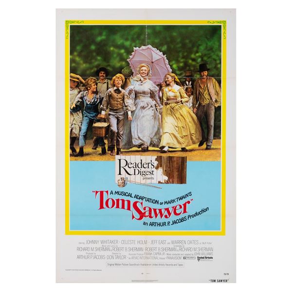 A "Tom Sawyer" One-Sheet Poster.