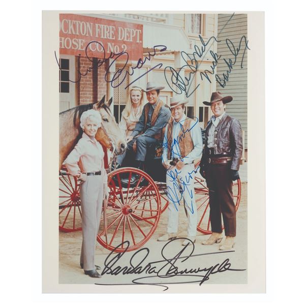 A Multi-Signed "The Big Valley" Cast Photo.