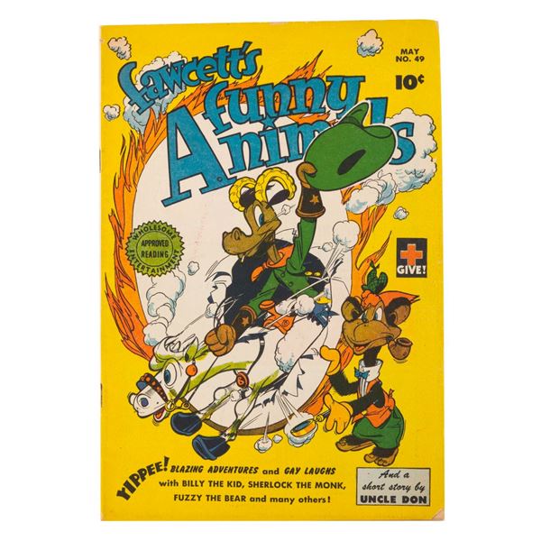 A Fawcett's Funny Animals #49 Comic Book.