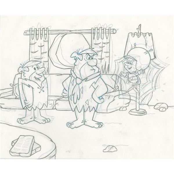 "The Flintstones" View-Master Slide Development Art.