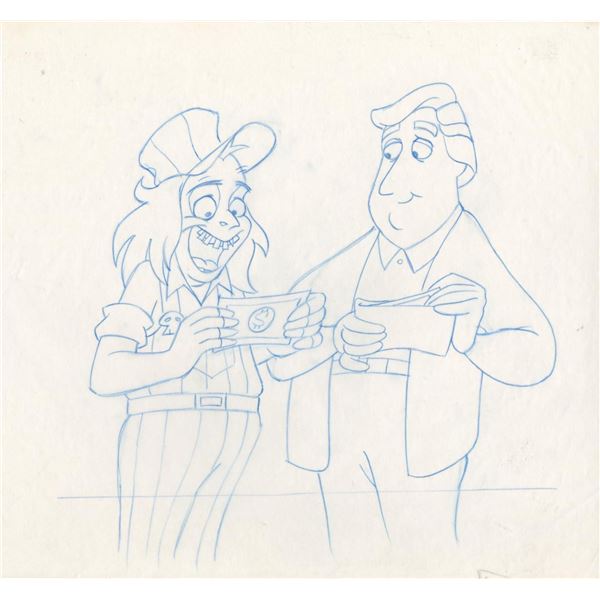 "Beetlejuice" View-Master Slide Development Art.