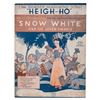 Image 1 : Snow White "Heigh Ho" Sheet Music.