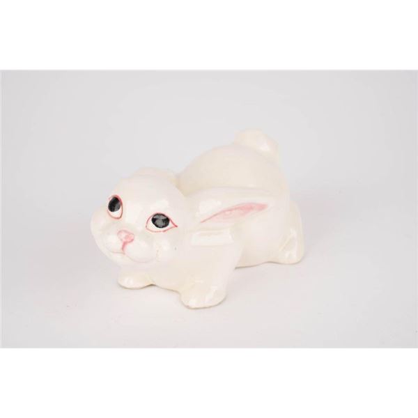 A "Snow White" Rabbit Figurine by Brayton Laguna.