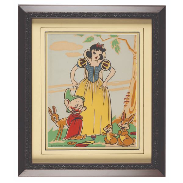A Snow White and Dopey Child's Room Art Print.