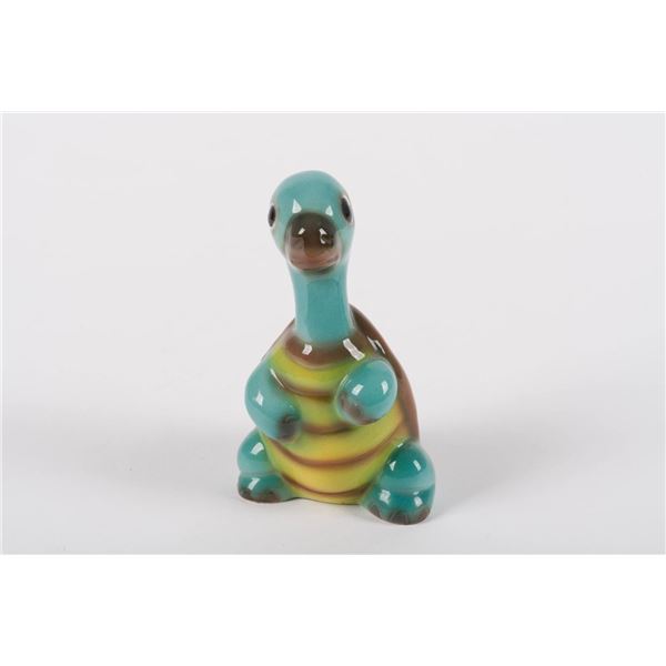 A 1940s Snow White Turtle Ceramic Figurine by Zaccagnini.