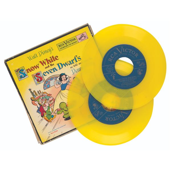 A "Snow White and the Seven Dwarfs" Storybook and Records Set.