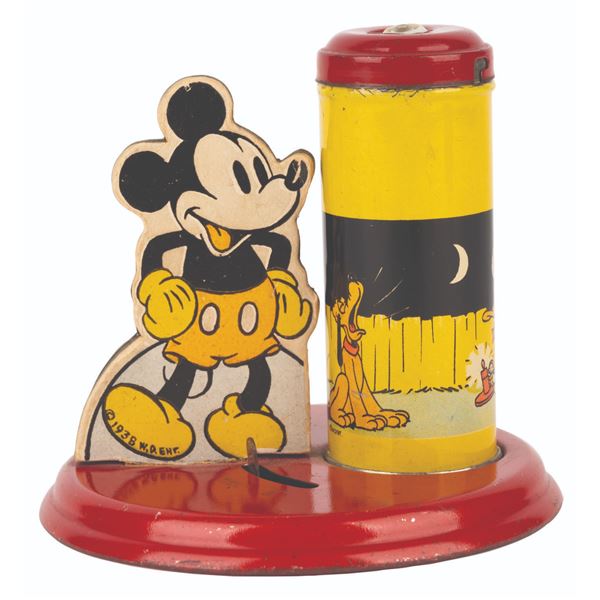 A Tin-Litho Mickey Mouse Night Light.