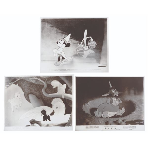 A Trio of "Fantasia" Publicity Photostats.