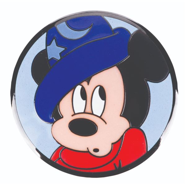A Brenda White Sorcerer Mickey Brooch.