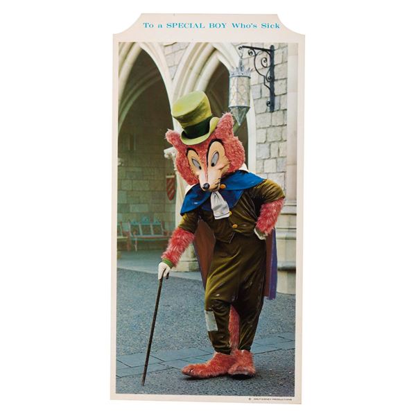 A  J. Worthington Foulfellow "To A Special Boy Who's Sick" Card.