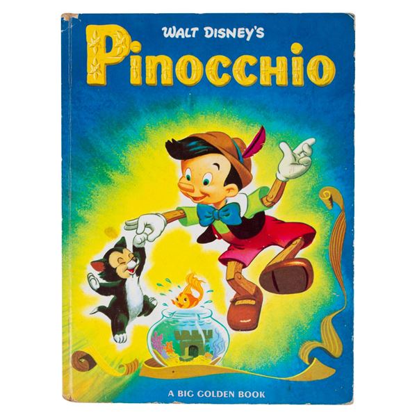 A "Pinocchio" Big Golden Book.