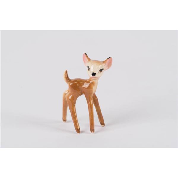 A 1940s Bambi Figurine by Shaw Pottery.