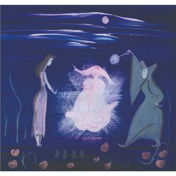 A "Cinderella" Concept Painting by Mary Blair.