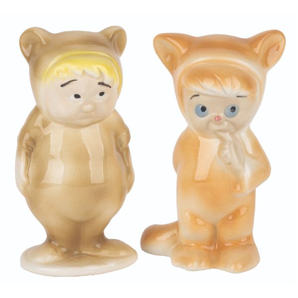 A Pair of Ceramic Lost Boys Character Figurines.